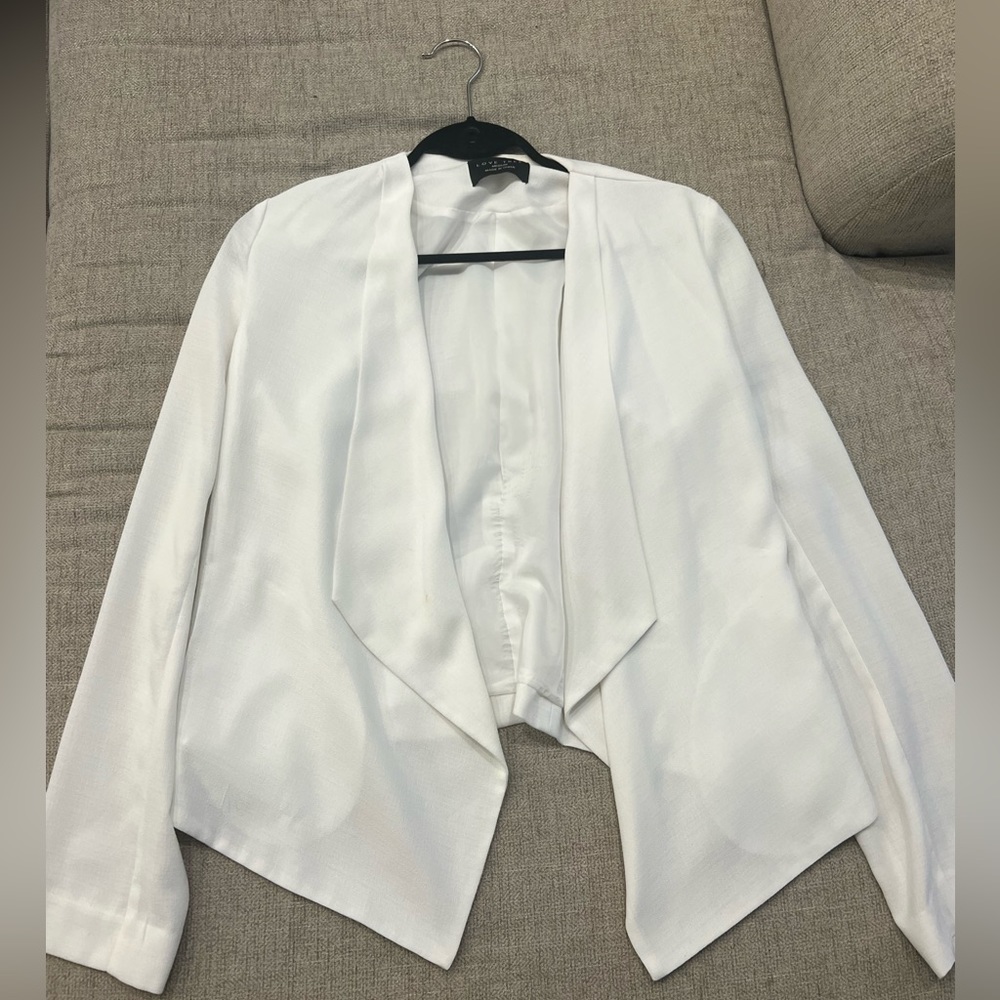 White flowy blazer for sale!
